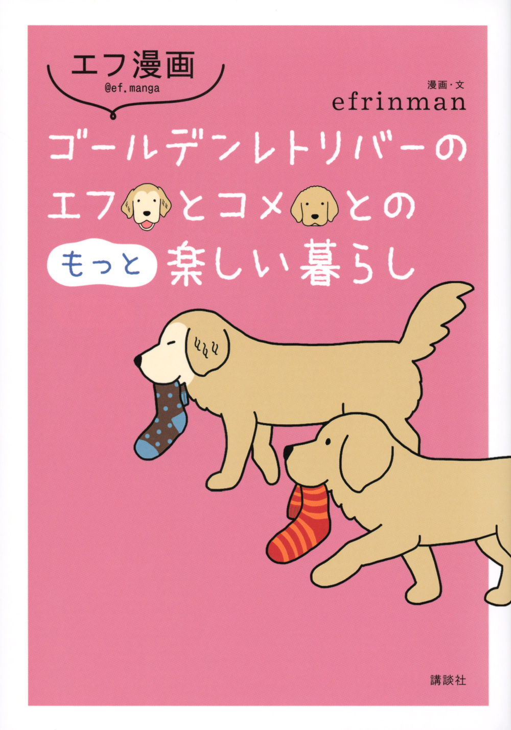 ゴールデンレトリバーのエフとコメとのもっと楽しい暮らし